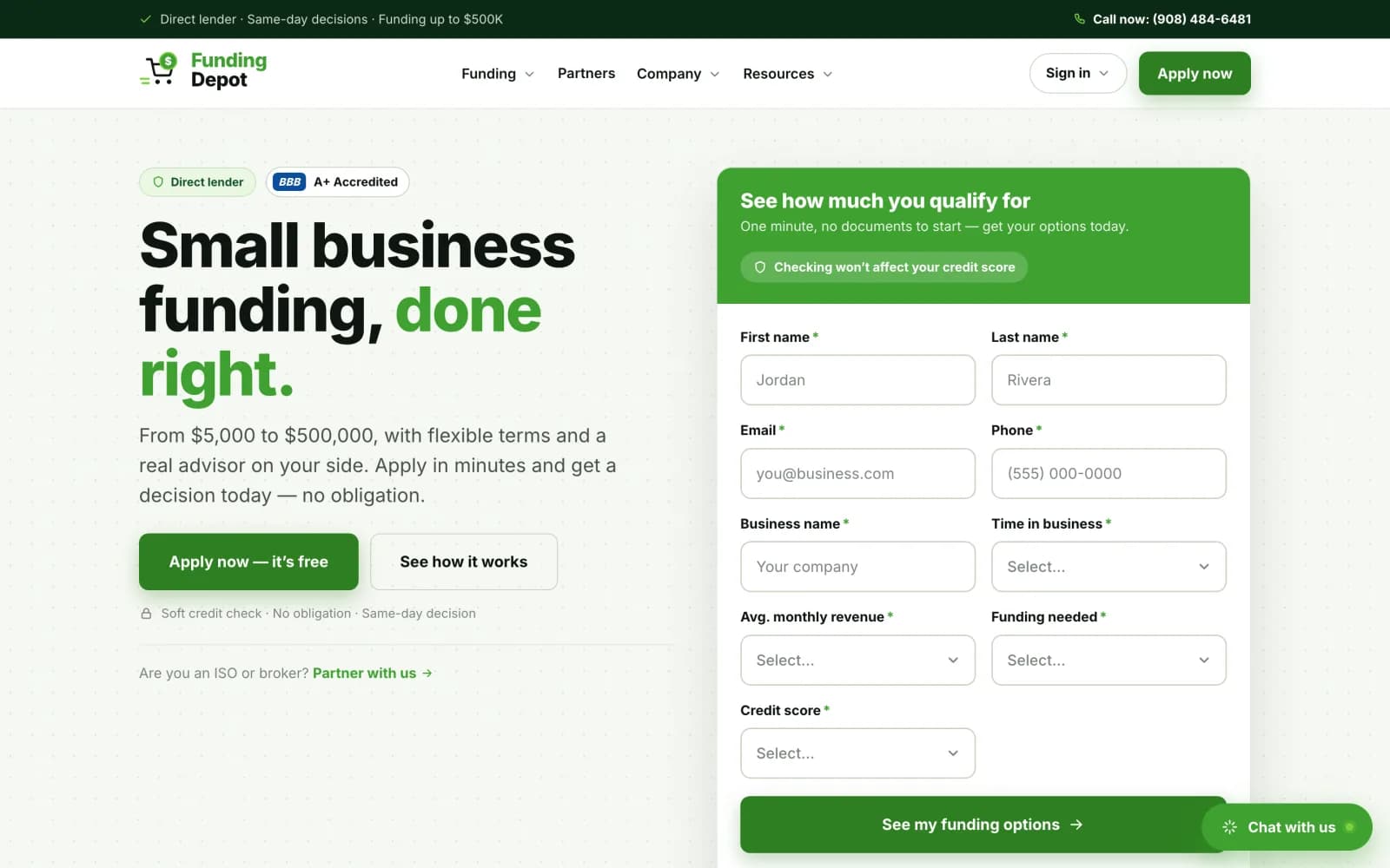 Funding Depot