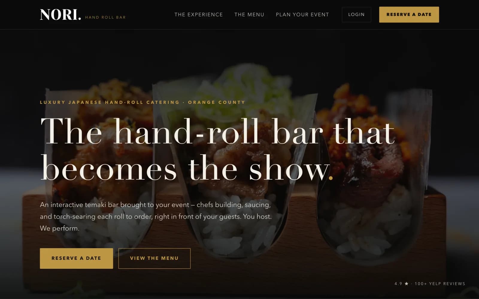 Nori Hand Roll Bar